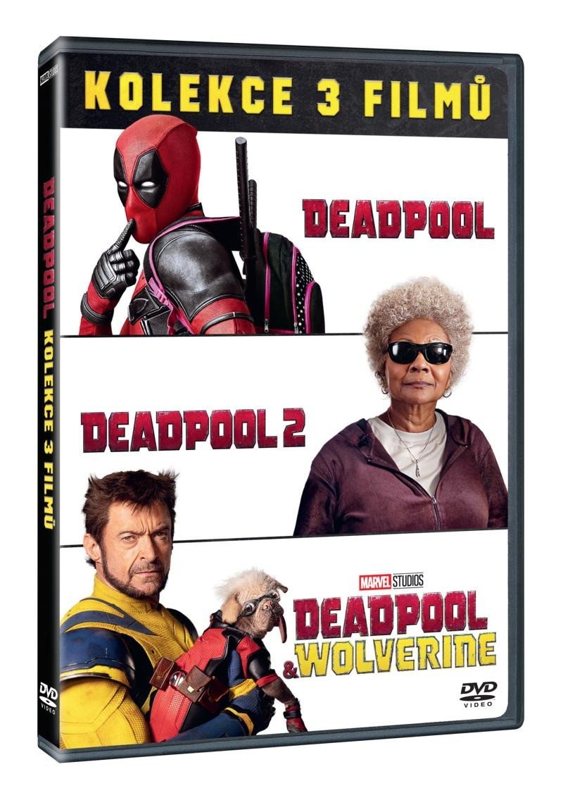 Levně Deadpool kolekce 1-3 3DVD