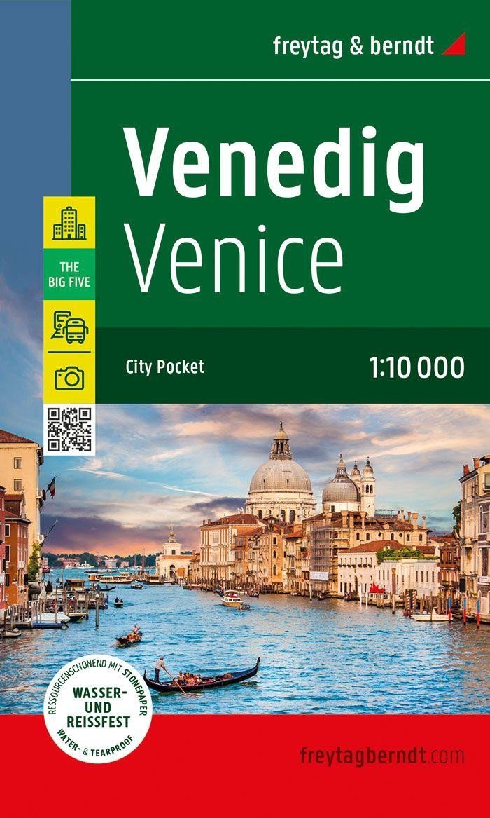 Levně Benátky 1:10 000 / mapa města