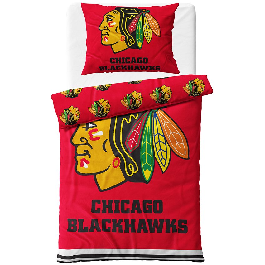 Levně Mikroplyšové povlečení NHL Chicago Blackhawks