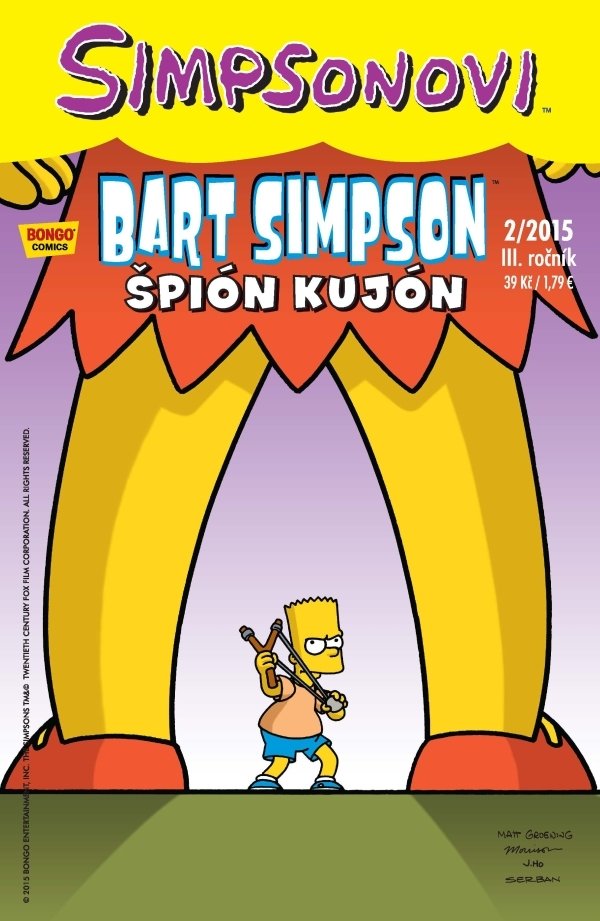 Levně Simpsonovi - Bart Simpson 02/15 - Špión kujón - Matthew Abram Groening