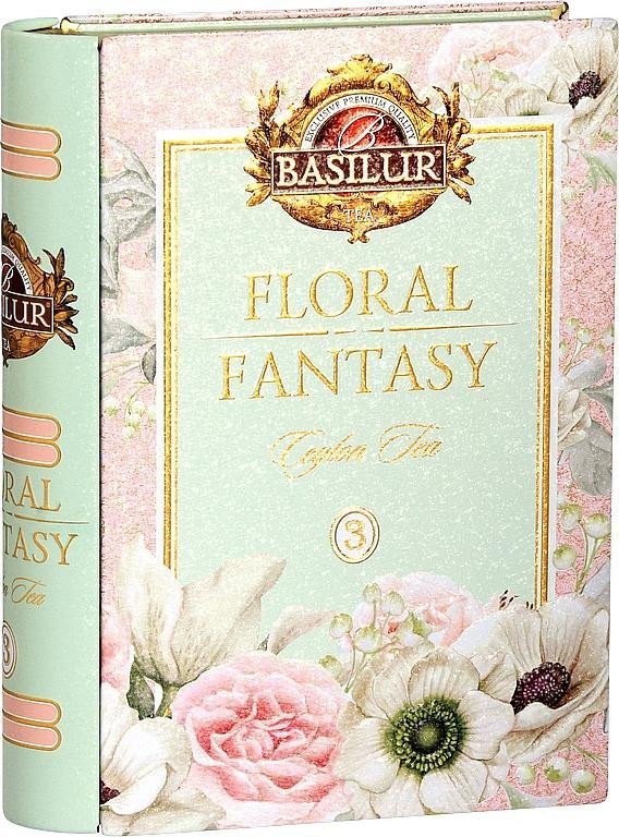 Levně BASILUR Book Floral Fantasy Vol. III. Zelený čaj 100g
