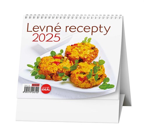 Levně Levné recepty 2025 - stolní kalendář