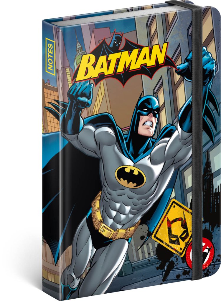 Levně Notes Batman - Power, linkovaný, 11 × 16 cm