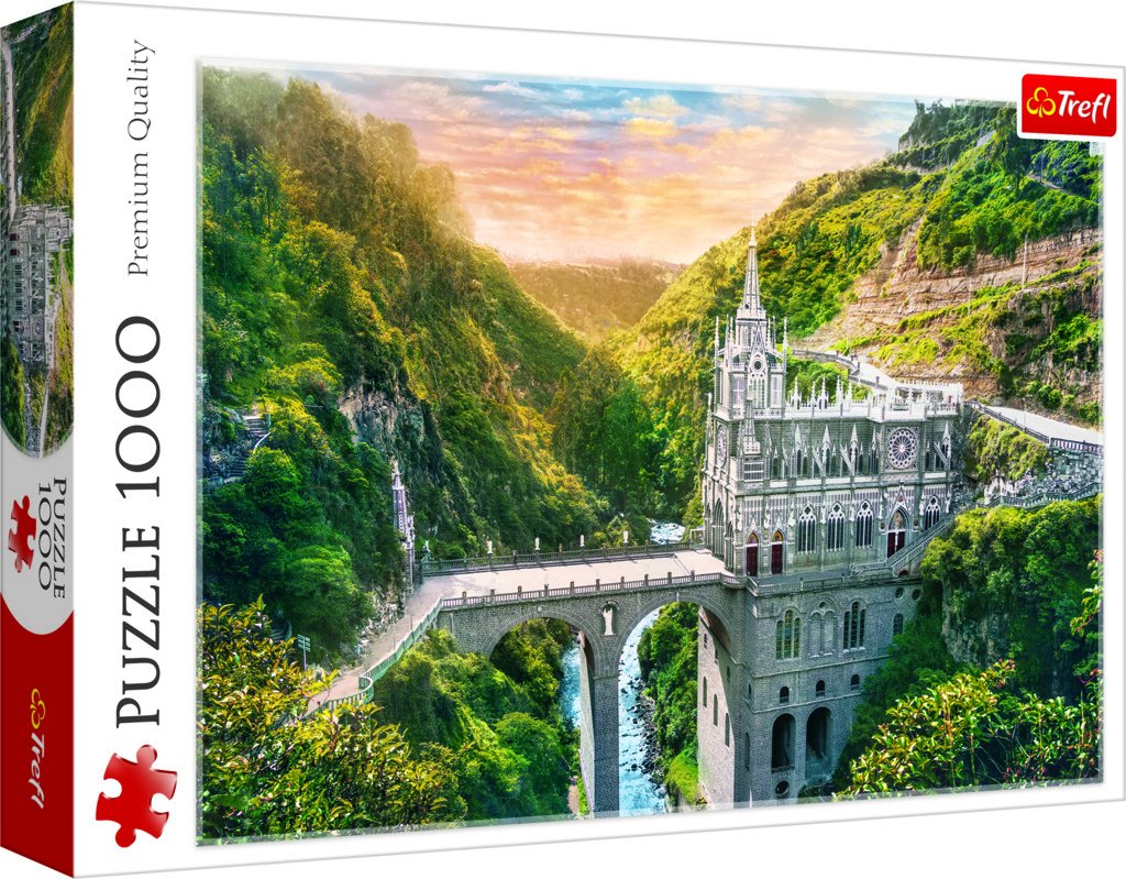 Levně Trefl Puzzle Svatyně Las Lajas, Kolumbie 1000 dílků - Trefl