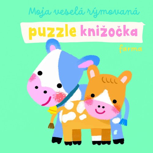 Levně Moja veselá rýmovaná puzzle knižočka Farma