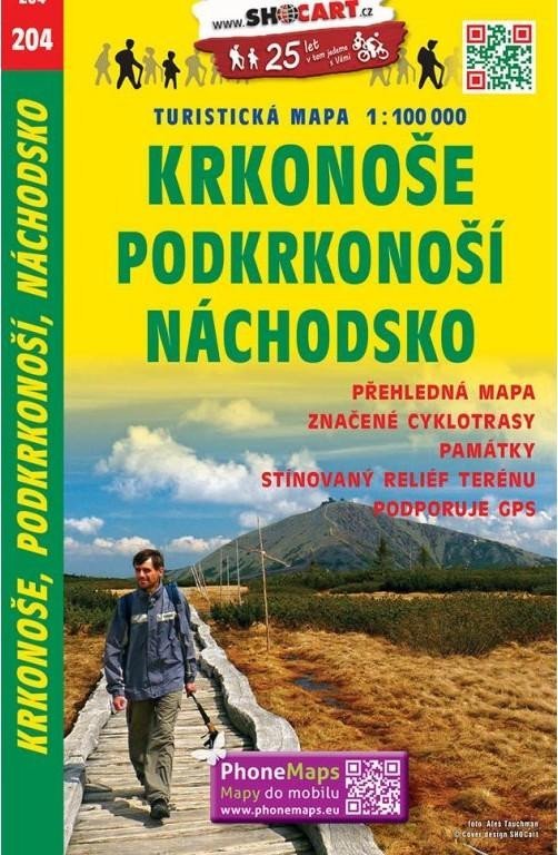 SC 204 Krkonoše, Podkrkonoší, Náchodsko 1:100 000