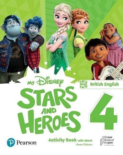 Levně My Disney Stars and Heroes 4 Activity Book with eBook BE - Anna Osborn