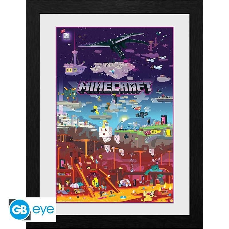 Levně Minecraft Zarámovaný plakát - World Beyond