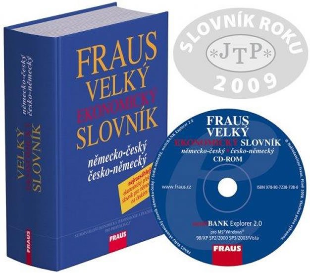 FRAUS komplet Velký ekonomický slovník NČ-ČN (kniha + CD-ROM)