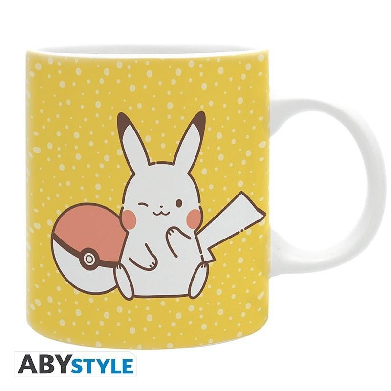 Levně Pokémon Keramický hrnek 320 ml - Chibi Pikachu