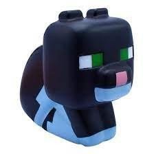 Levně Minecraft Mega Squishme - Kočka černá (2. série)