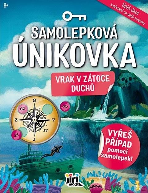 Levně Samolepková únikovka Vrak v zátoce Duchů