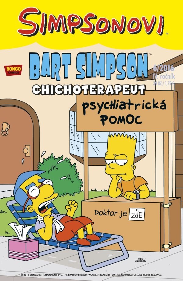 Levně Simpsonovi - Bart Simpson 6/2016 - Chichoterapeut - Matthew Abram Groening