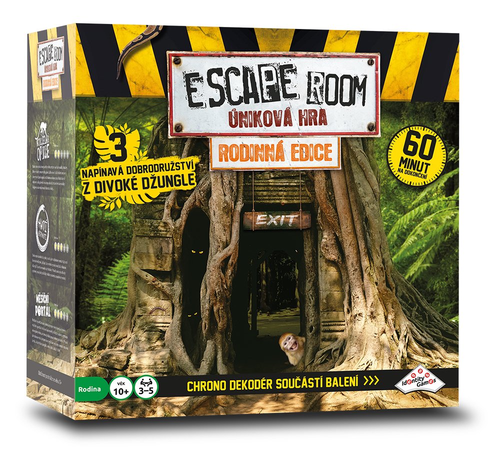 Levně ESCAPE ROOM: úniková hra - Rodinná edice - 3 scénáře