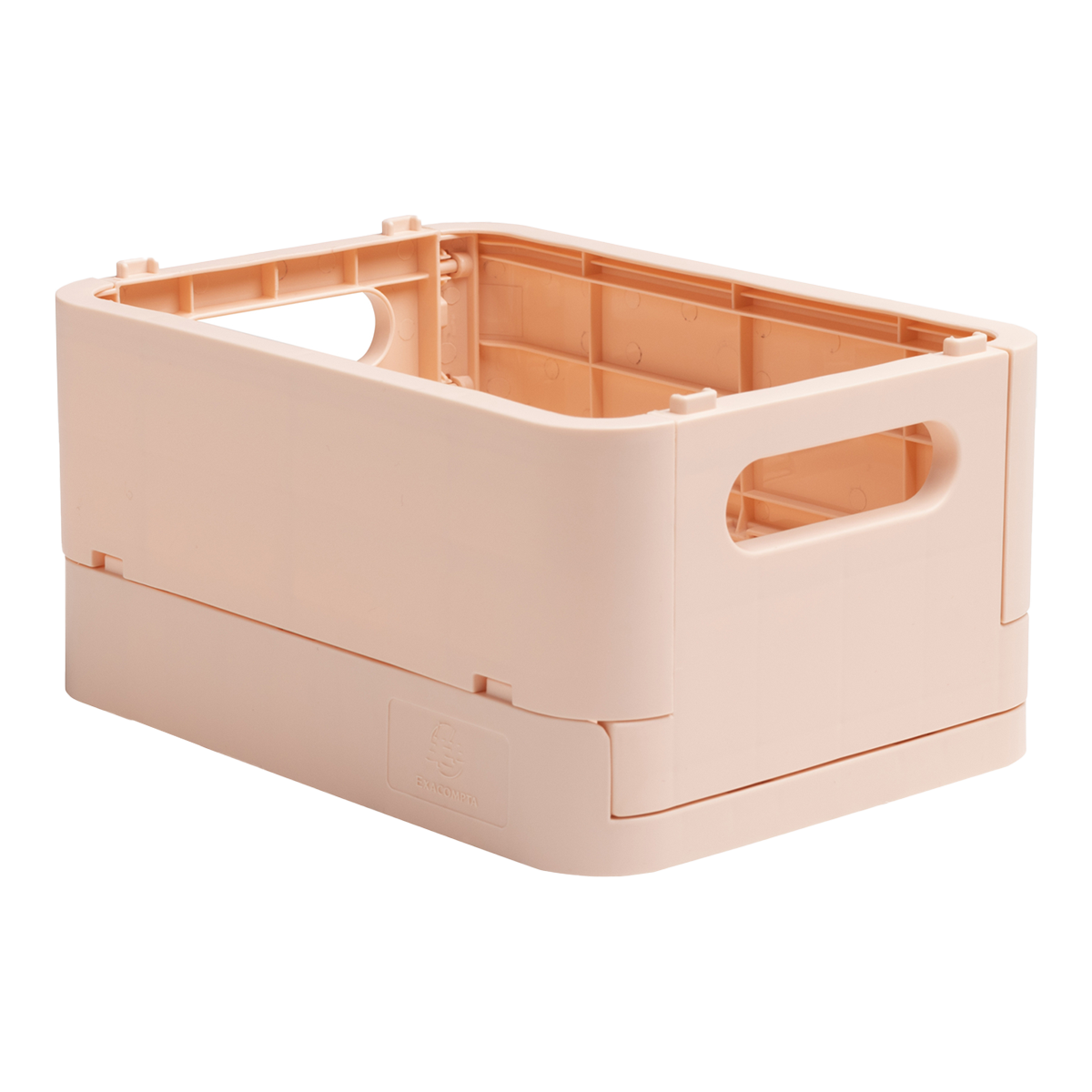 Levně Exacompta Smart case - skládací úložný box, recyklovaný PP, MINI, lososový