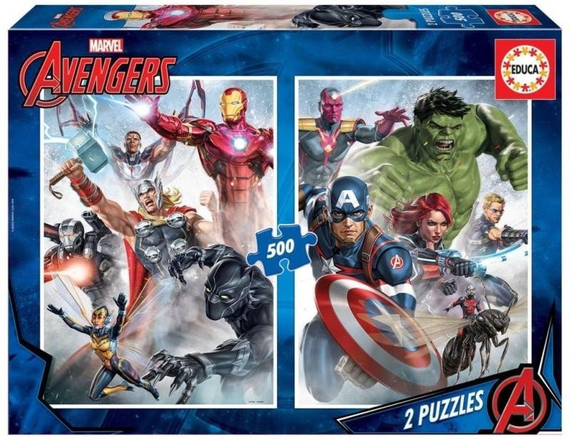 Levně Puzzle Avengers 2x500 dílků