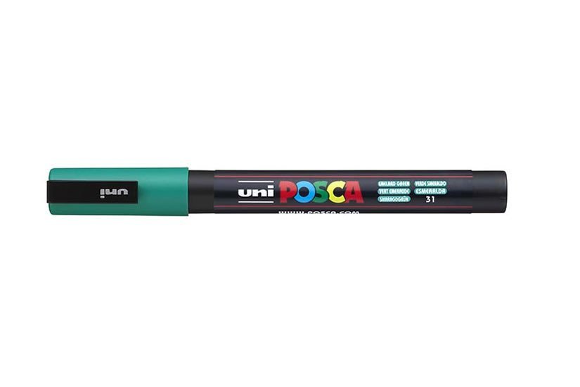 Levně POSCA akrylový popisovač - smaragdový 0,9 - 1,3 mm