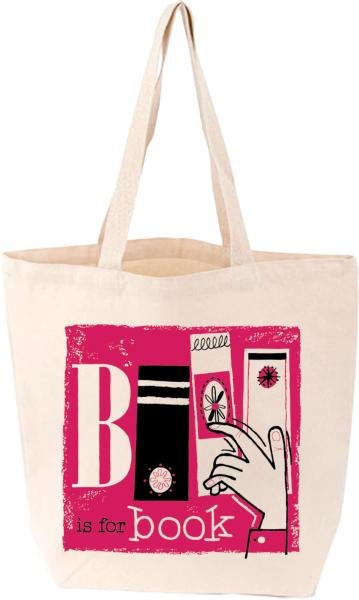 Levně B is for Book Tote Bag