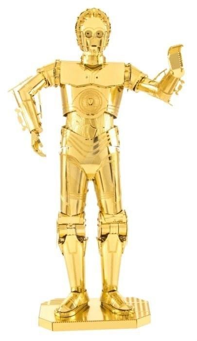 Levně Metal Earth 3D kovový model Star Wars: C-3PO (zlatý)