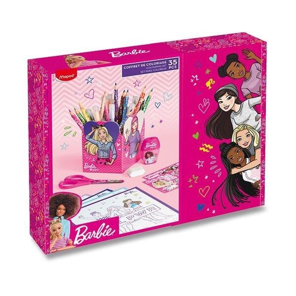 Levně Maped Barbie Set školních potřeb 35 ks