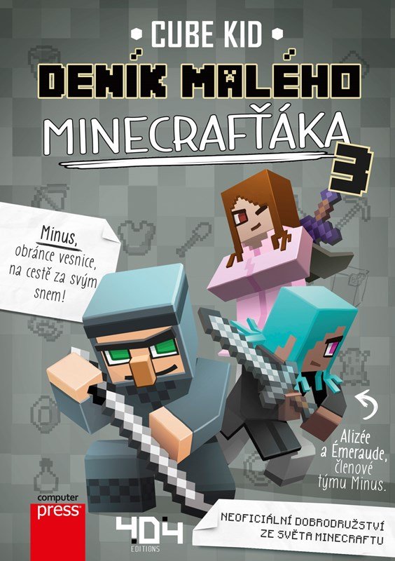 Levně Deník malého Minecrafťáka 3, 1. vydání - Cube Kid