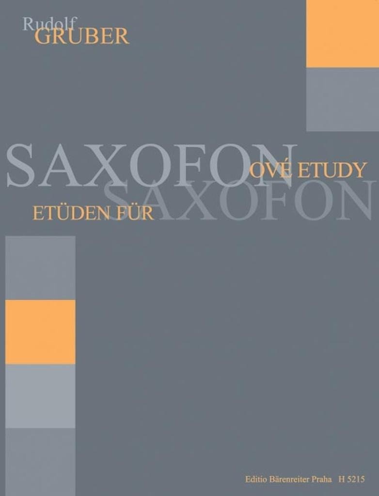 Levně Saxofonové etudy - Rudolf Gruber