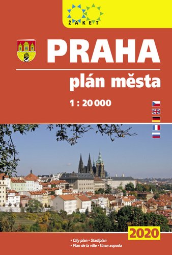 Levně Praha - knižní plán města 2020 / 1:20 000