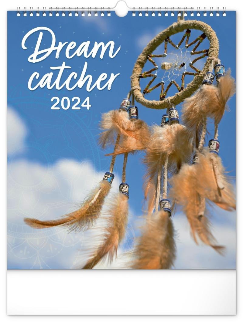 Levně Kalendář 2024 nástěnný: Lapač snů, 30 × 34 cm