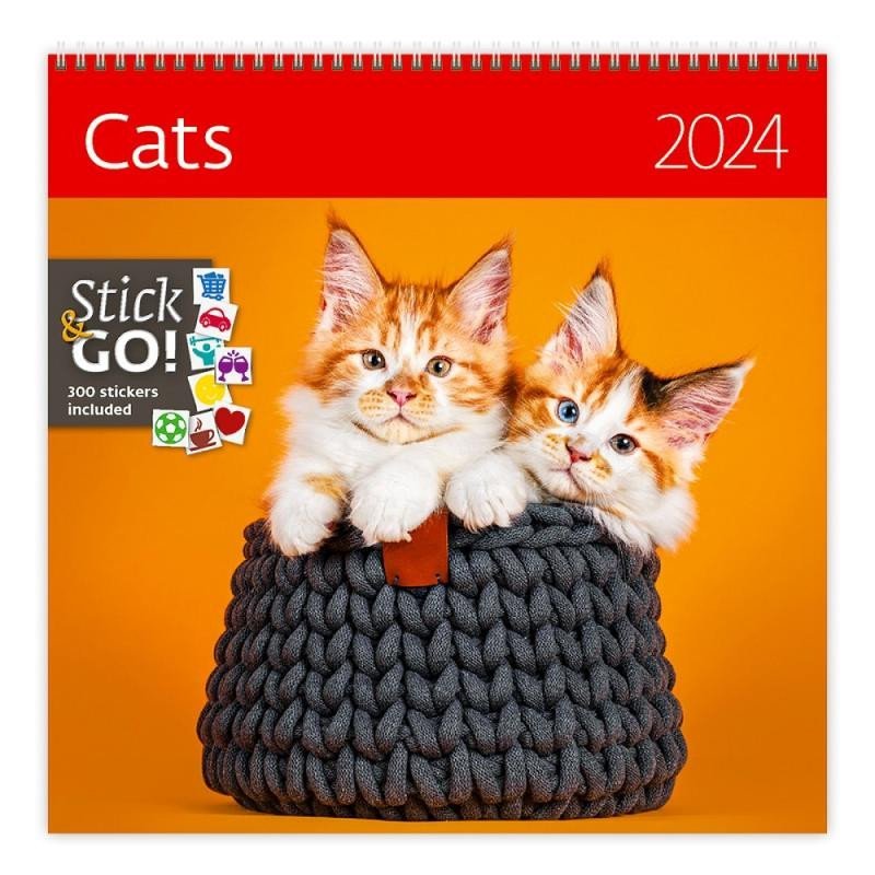 Levně Kalendář nástěnný 2024 - Cats