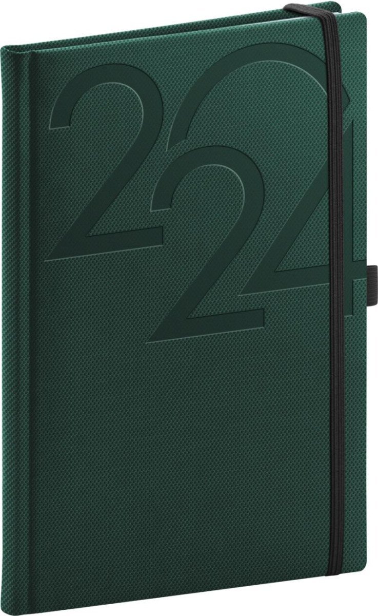 Levně Diář 2024: Ajax - zelený, týdenní, 15 × 21 cm