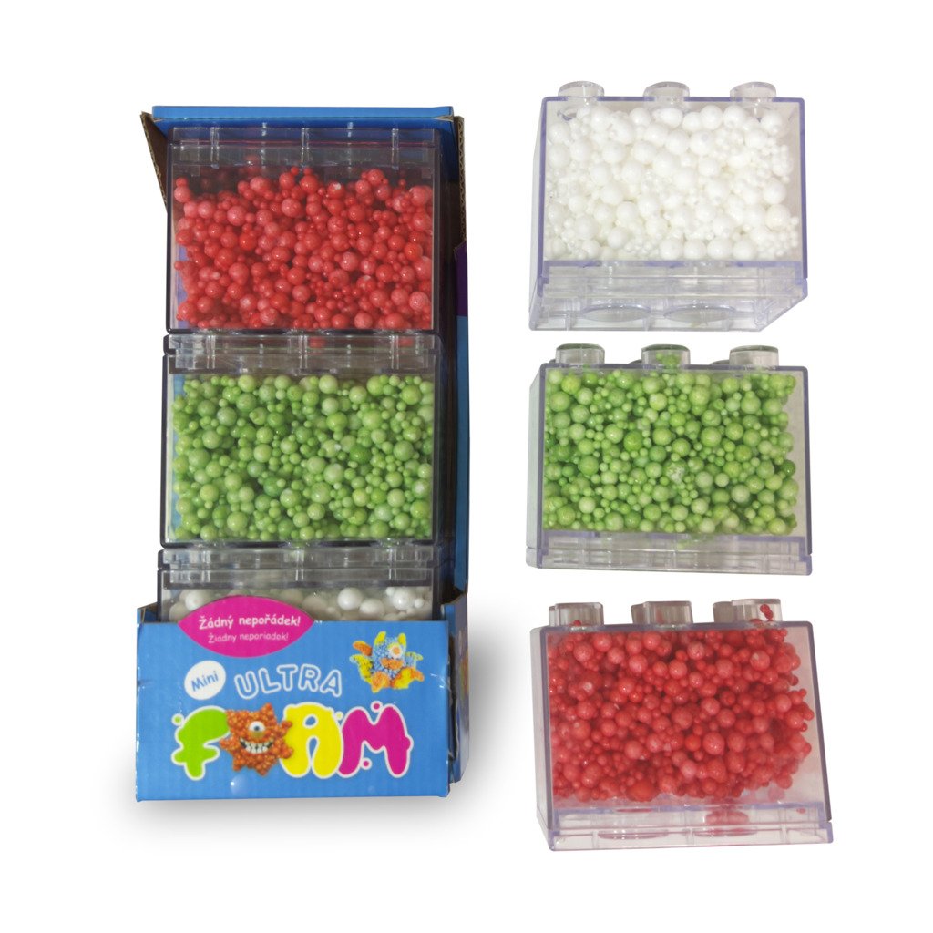 Levně Ultra Foam 3 pack mix (balení 3 kusů zelená, červená, bílá) - EPEE