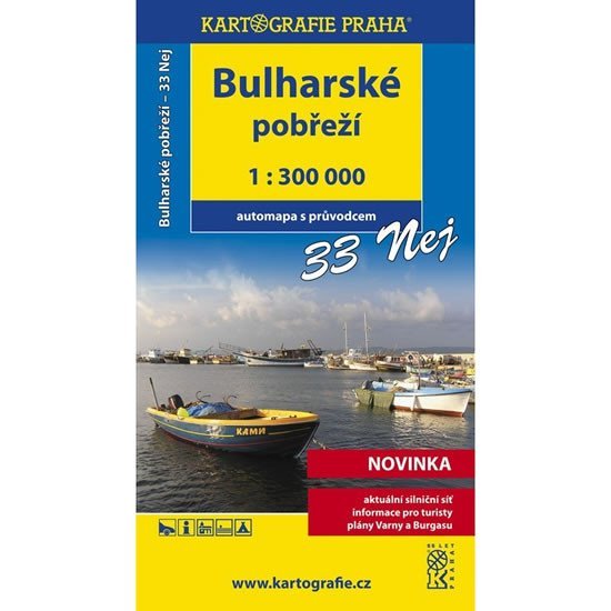 Levně Bulharské pobřeží 33 Nej…/1:300T automapa
