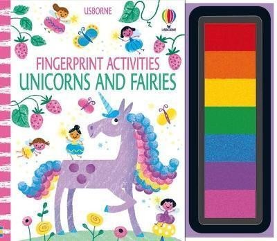 Levně Fingerprint Activities Unicorns and Fairies - Fiona Watt