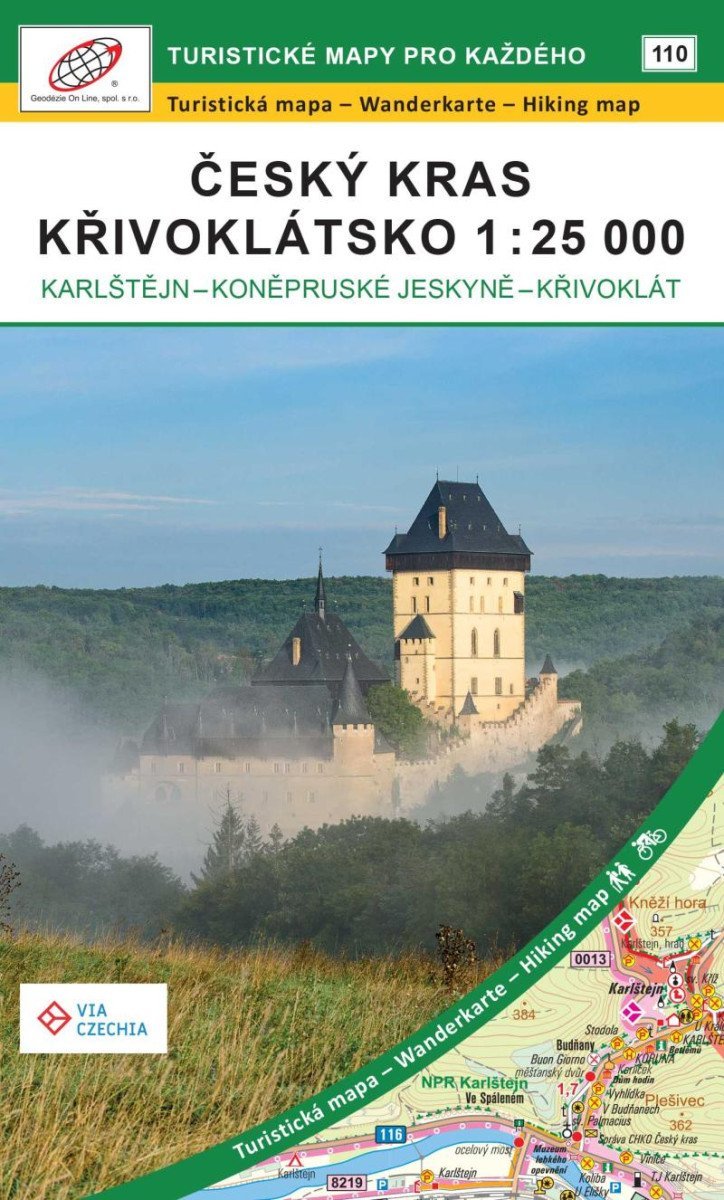 Levně Český kras, Křivoklátsko 1 : 25 000 / 110 Turistické mapy pro každého
