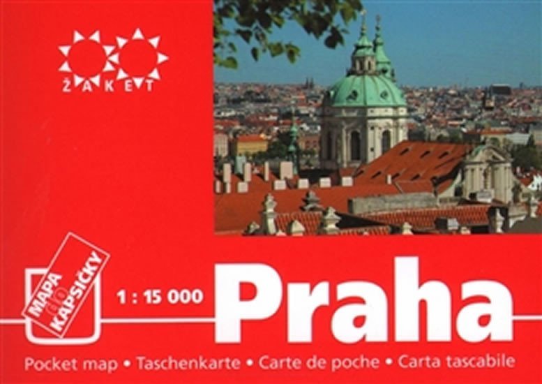 Levně Praha do kapsičky 1:15 000