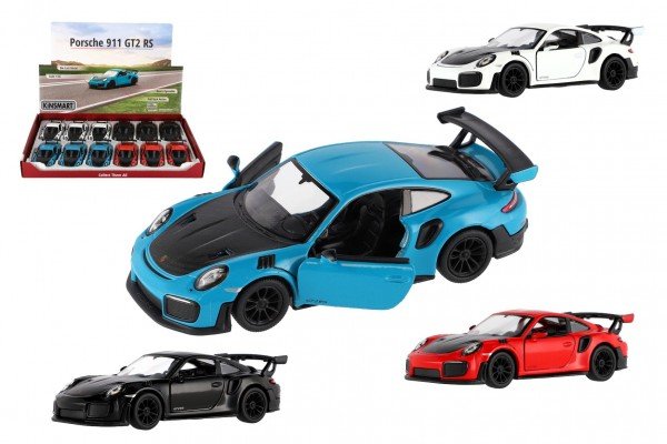 Levně Auto Kinsmart Porsche 911 GT2 RS kov/plast 13cm