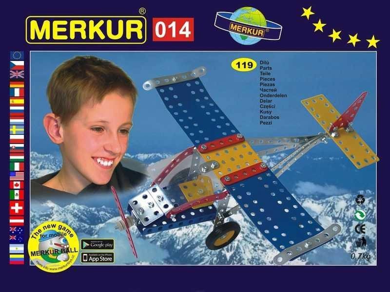 Levně Merkur 014 Letadlo 119 dílů, 10 modelů