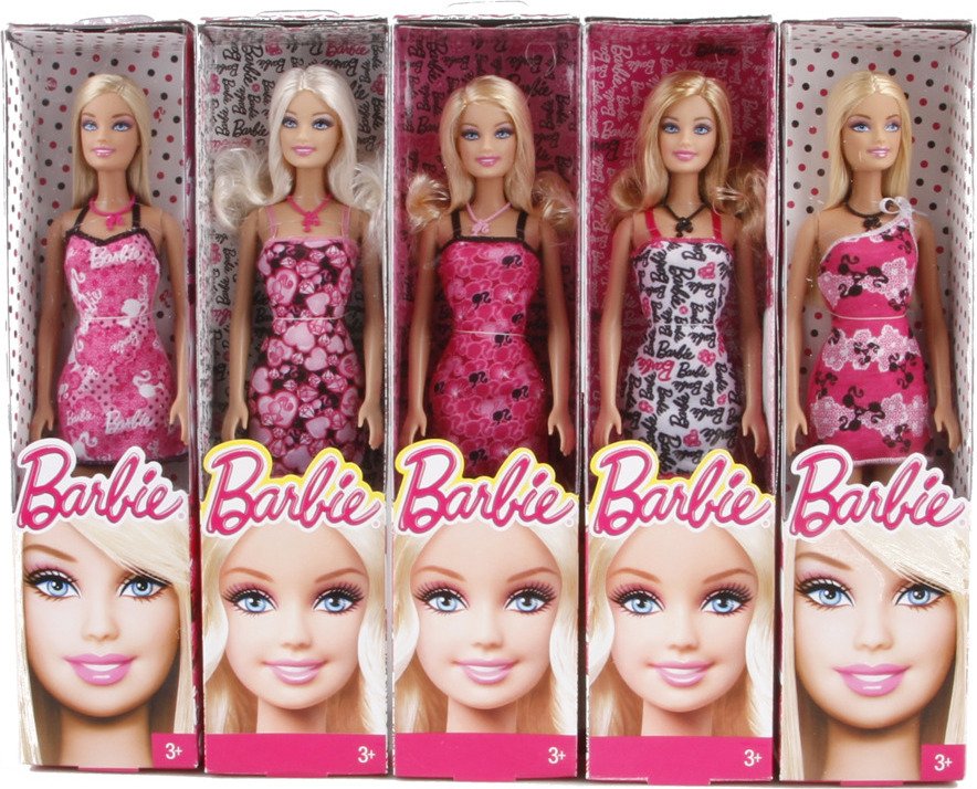 Barbie v šatech - Mattel Barbie