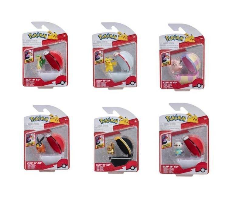 Product detail of Pokémon Poké Ball Clip ´n´ Go - mix 6 motivů