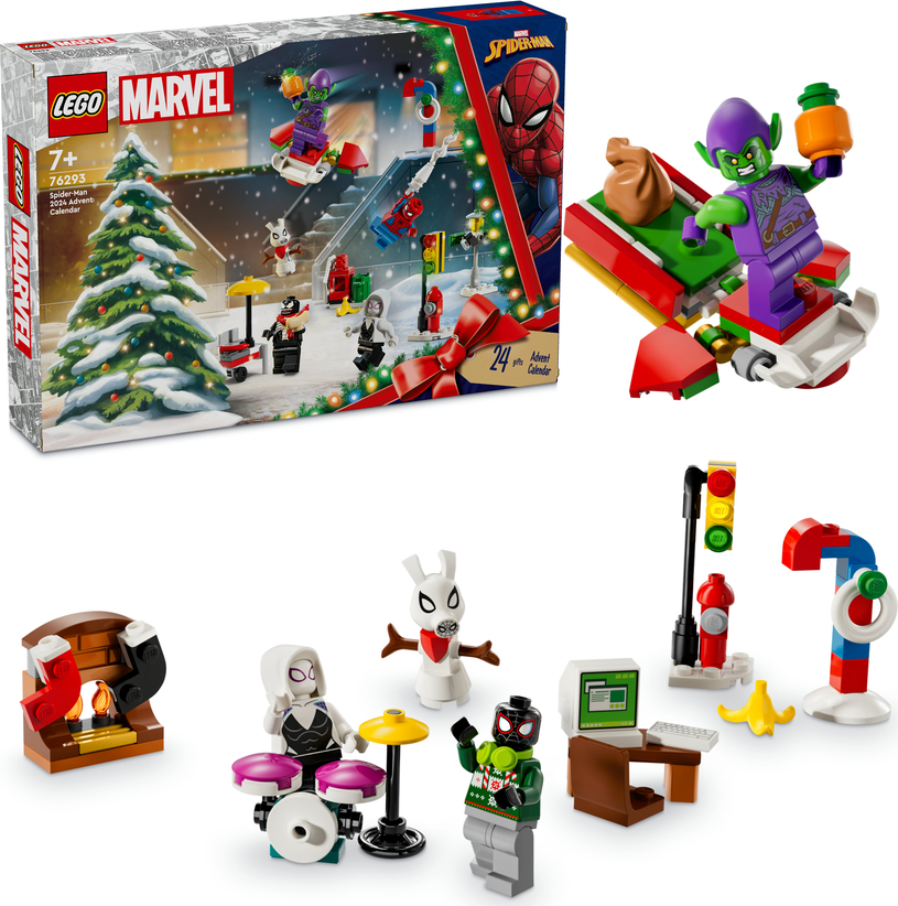 Levně LEGO® Marvel 76293 Adventní kalendář Spider-Man 2024 - LEGO® Marvel Super Heroes