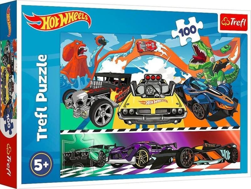 Puzzle Hot Wheels 100 dílků