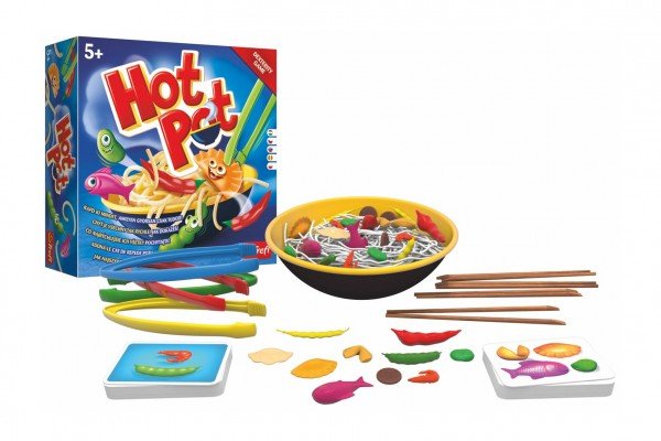 Levně Hot Pot - Chyť je všechny tak rychle, jak dokážeš! společenská hra v krabici 26x26x8cm