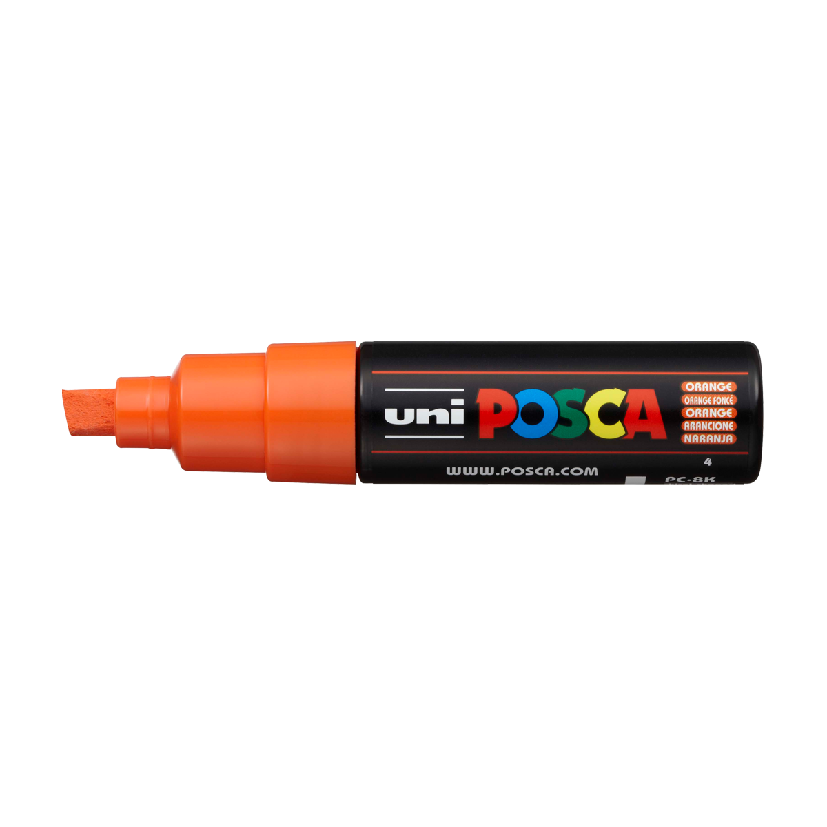 Posca popisovač PC-8K, 8 mm, oranžová (4)