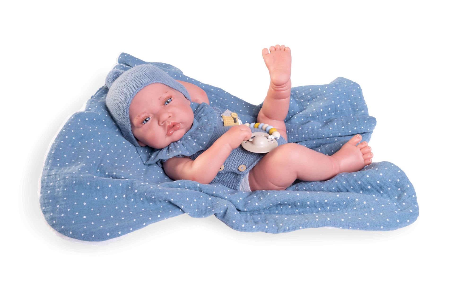 Levně Antonio Juan 80219 SWEET REBORN NACIDO - realistická panenka miminko s celovinylovým tělem - 42 cm