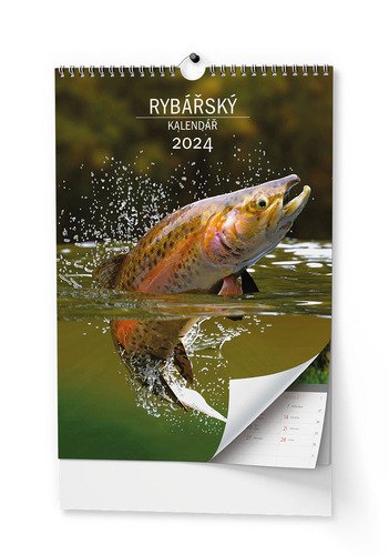 Levně Rybářský kalendář 2024 - nástěnný kalendář