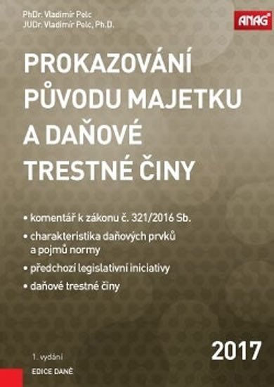 Levně Prokazování původu majetku a daňové trestné činy - Vladimír Pelc