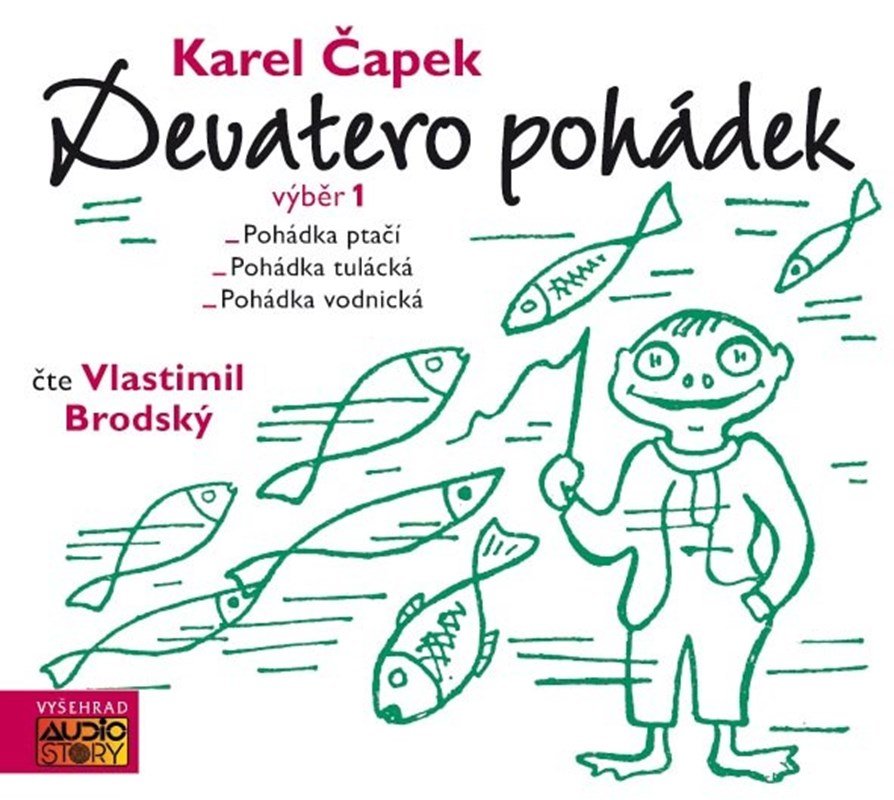 Levně Devatero pohádek (audiokniha pro děti) - Karel Čapek; Vlastimil Brodský