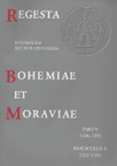 Levně Regesta et Bohemiae et Moraviae V/4