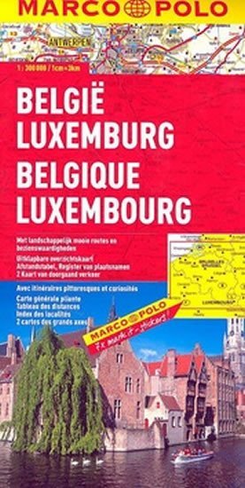 Levně Belgie/Lucembursko/mapa 1:300T MD