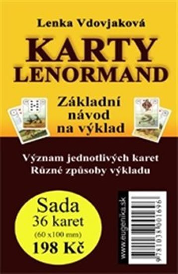 Levně Karty Lenormand - Základní návod na výklad - Lenka Vdovjaková